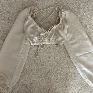 Satin Princess Polly top